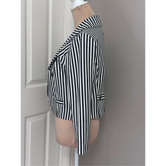 Candies black and white cropped blazer - Picture 2 of 9